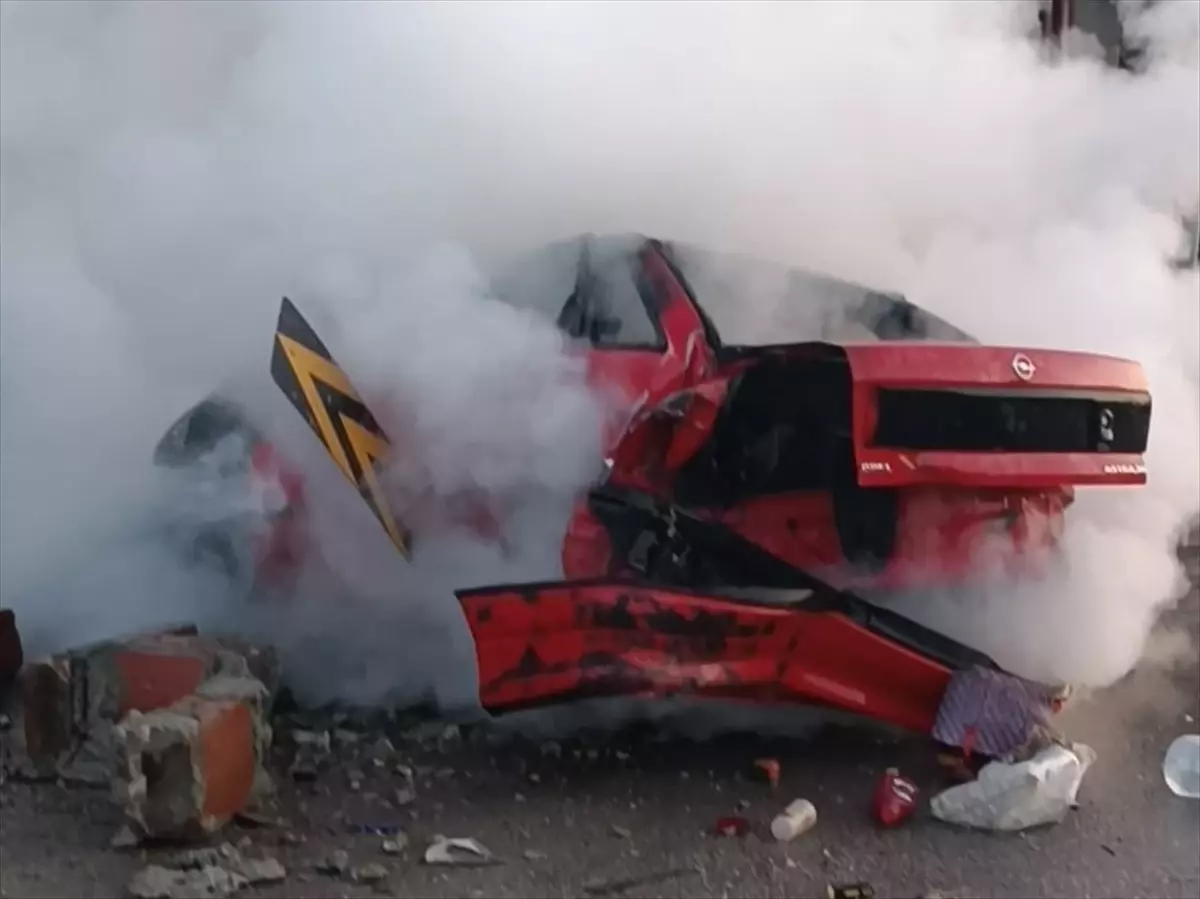 Burdur'da trafik kazasında bir kişi yaralandı.
