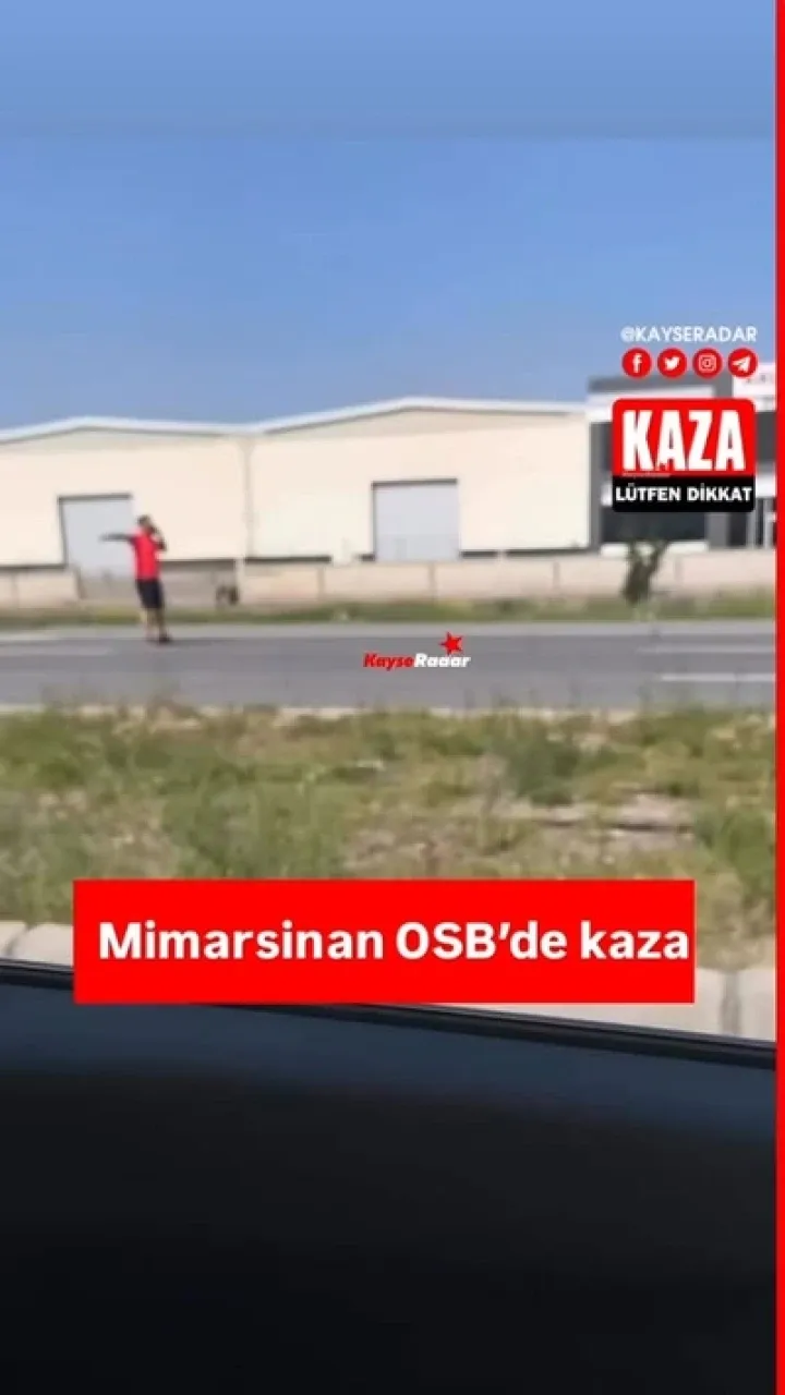 Mimarsinan Organize Sanayi Bölgesi'nde kaza oldu.