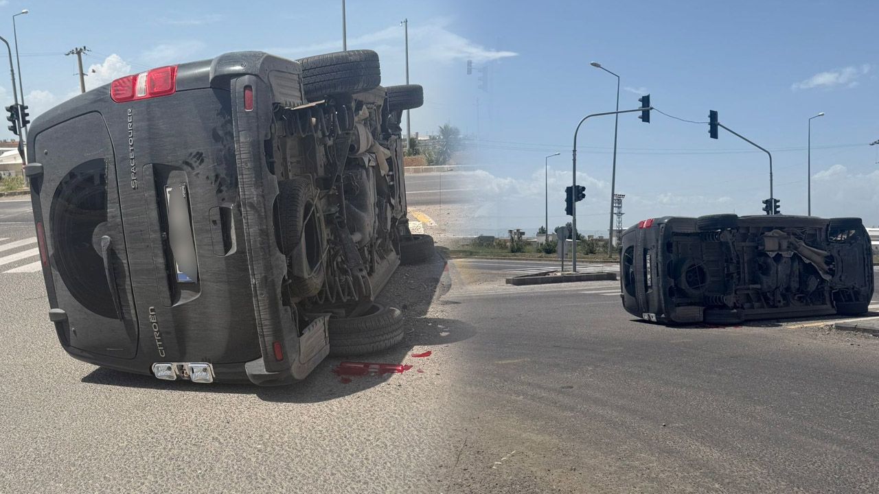Lice'de zincirleme kazada 3 araç çarpıştı.