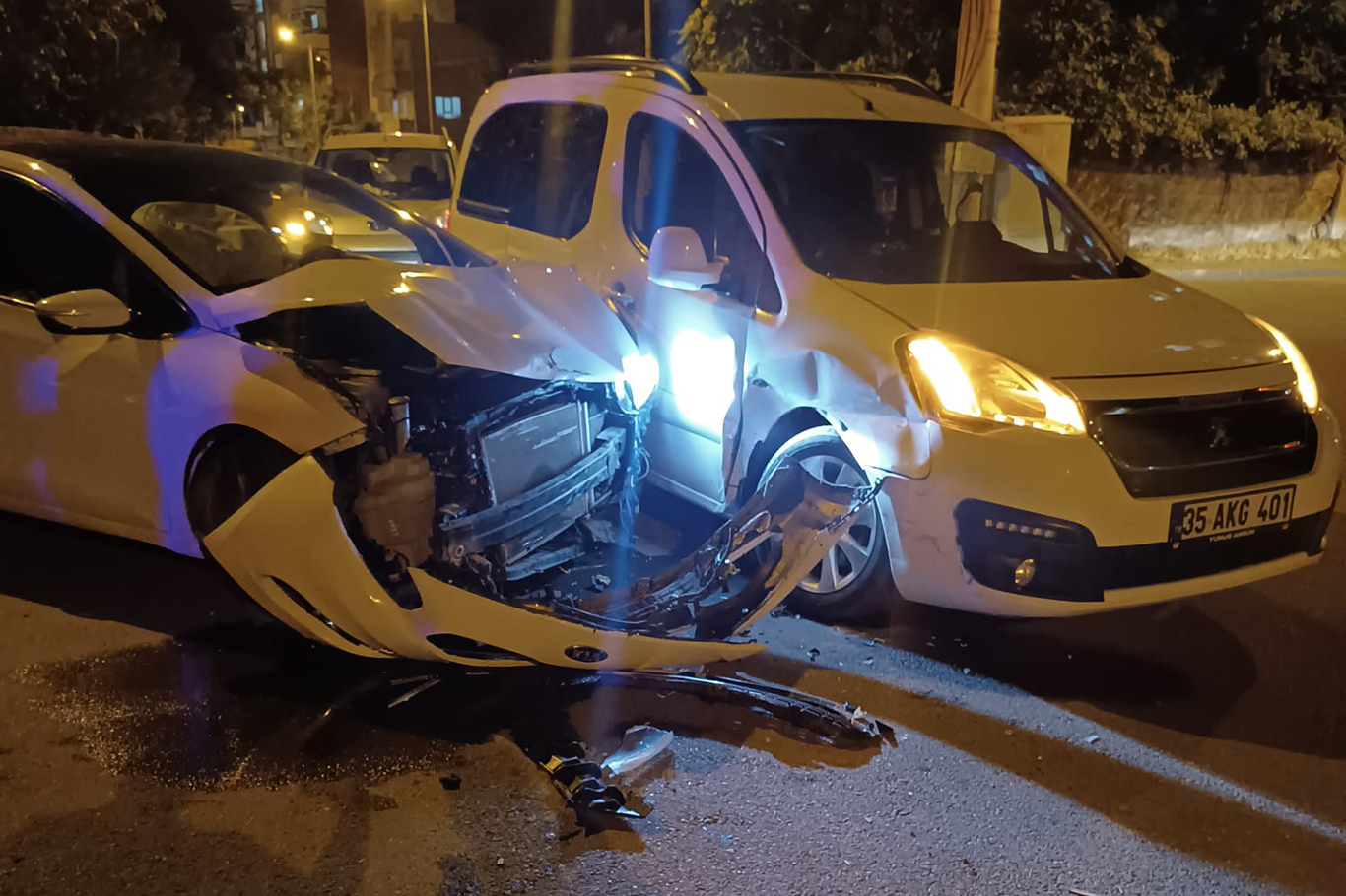 Batman'da bir kişi trafik kazasında yaralandı.