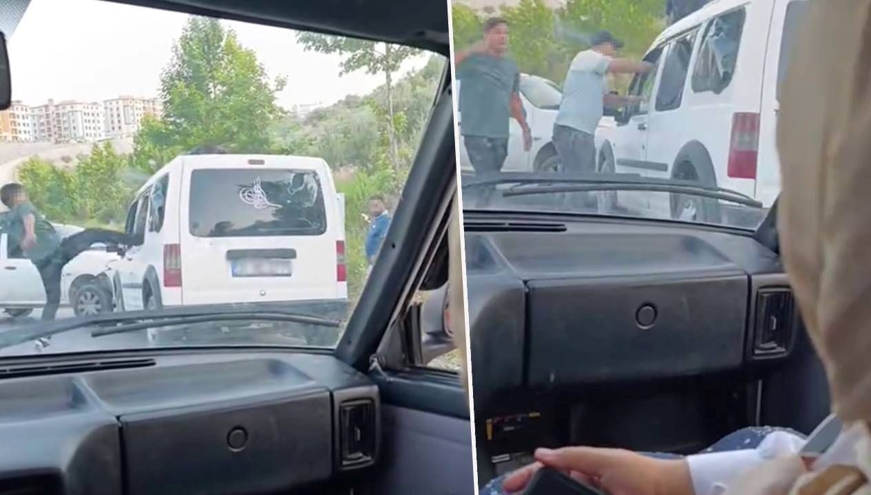 Kimsenin ilgilenmediği bir durumda aracı enkaza döndü.