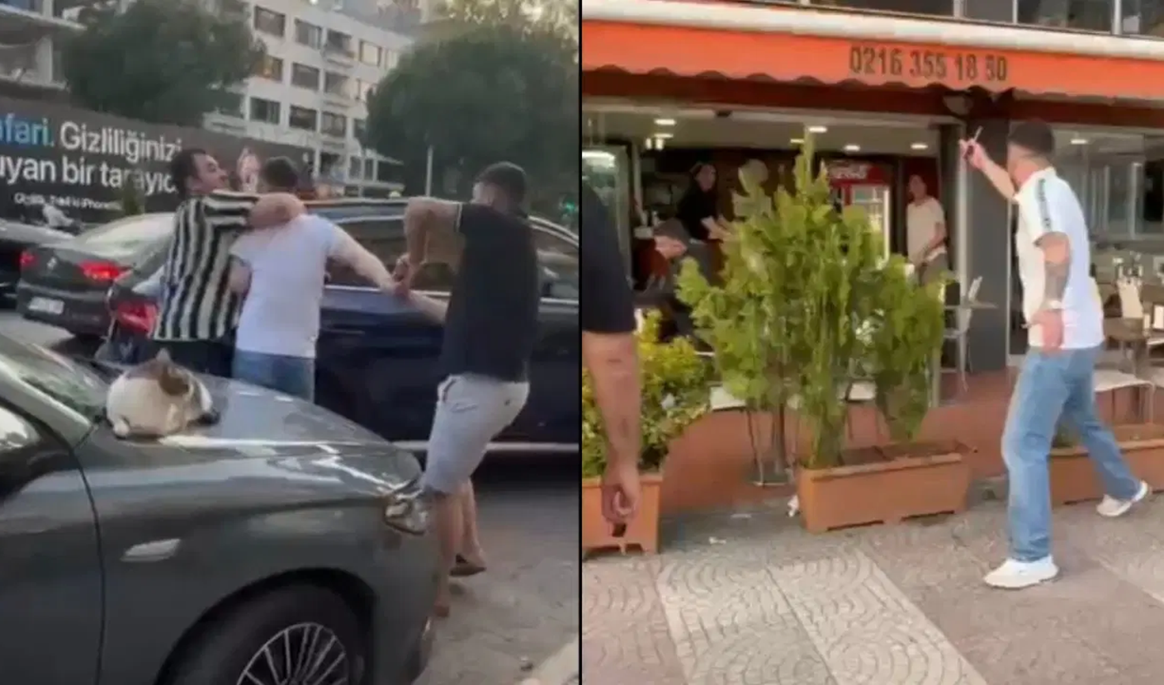 Kadıköy'de kavga çıktı, bıçaklar çekildi!
