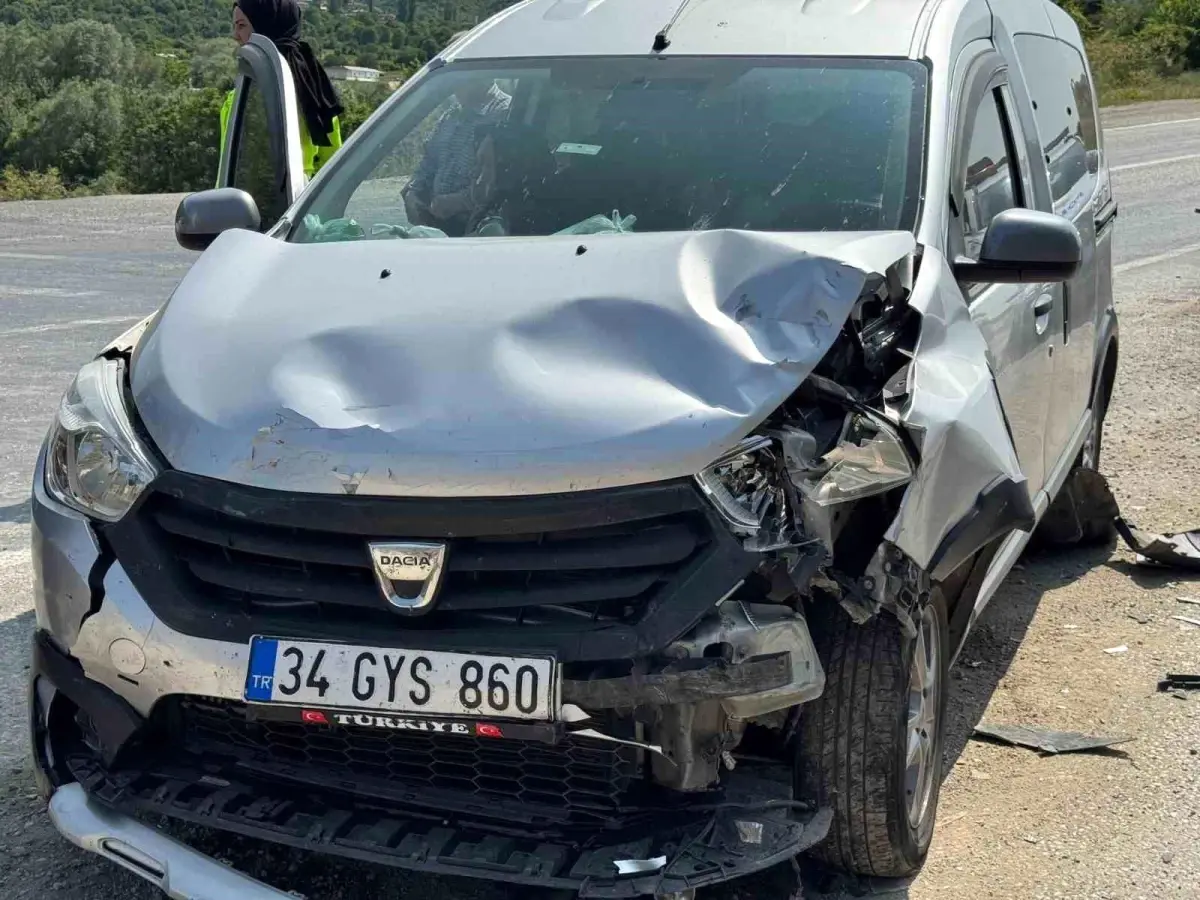 Kastamonu'da Trafik Kazasında 1 Kişi Yaralandı.
