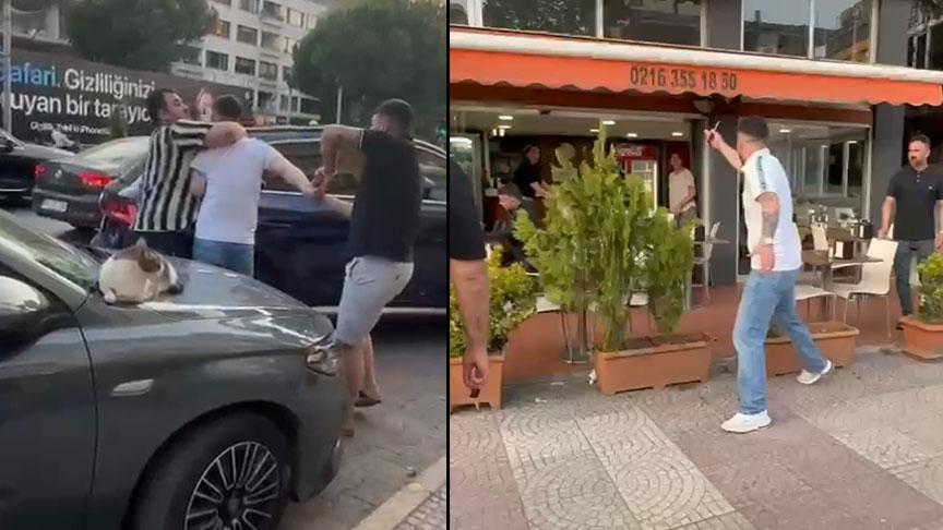 Olay dehşet dolu bir hal aldı: Zanlı, sürücüye yumruk attı, kadını bıçakla tehdit etti: "Boğazını keserim"