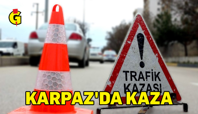 Karpaz'da meydana gelen bir trafik kazası