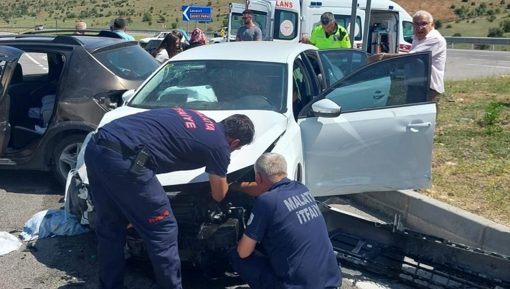 Malatya'da kaza: Dört kişi yaralandı.