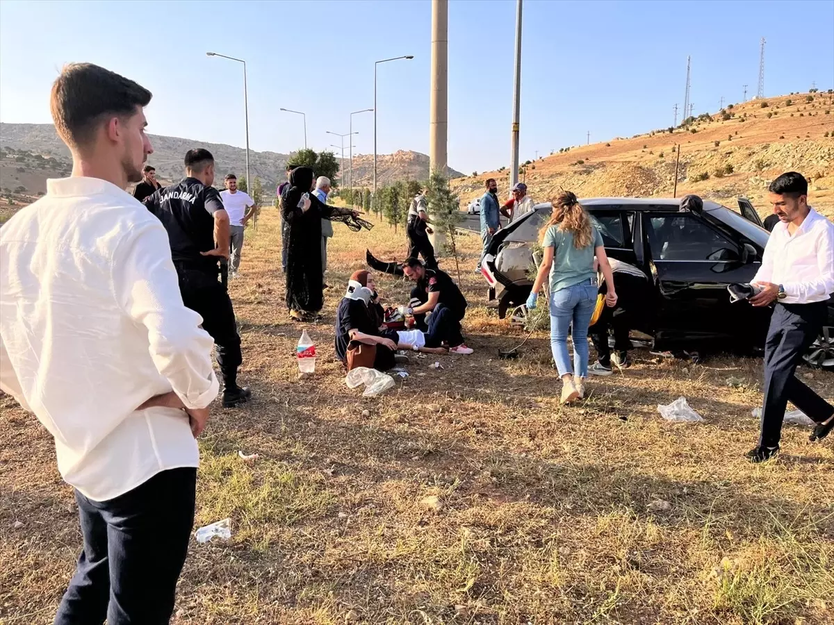 Mardin'de kaza: 9 kişi yaralandı.