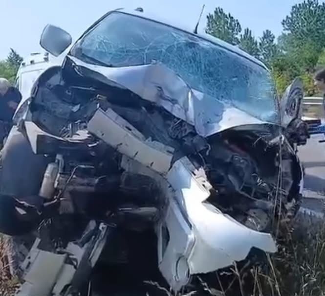 Ünye Çevre Yolu'nda Endişe Veren Trafik Kazası