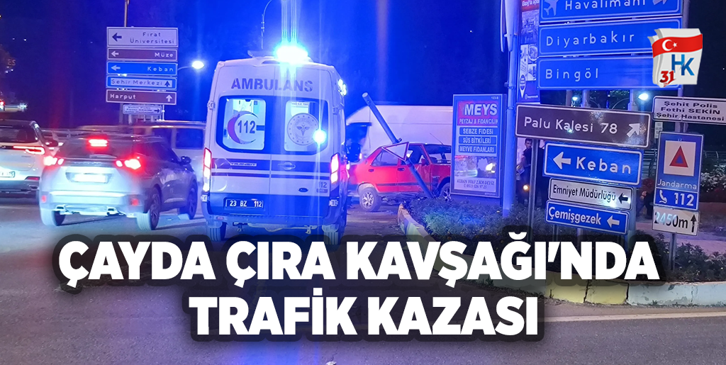 Çayda Çıra Kavşağı'nda Trafik Olayı