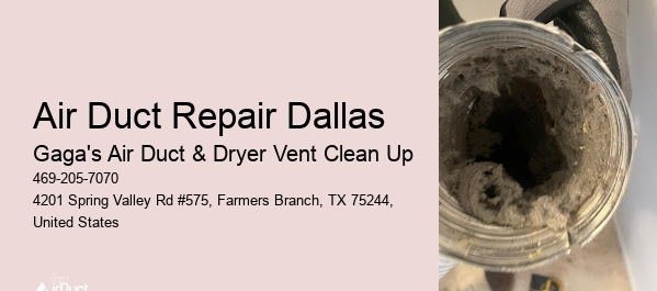 Air Duct Repair Dallas