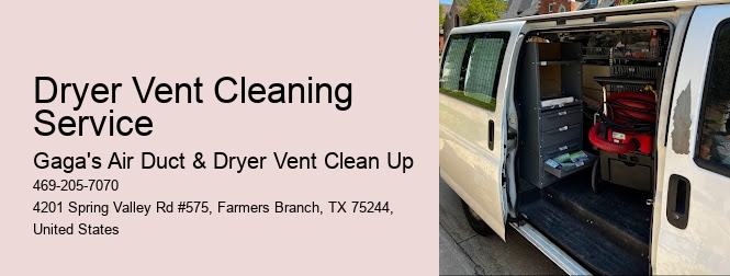 Dryer Vent Cleaning Service