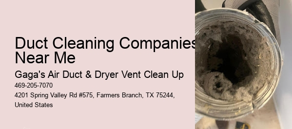 Duct Cleaning Companies Near Me