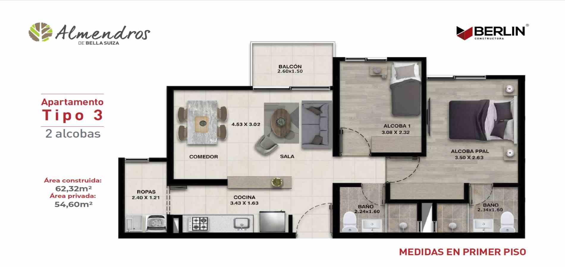 Foto de Apartamento en Venta en Baja suiza, Manizales - 2 - 279069255