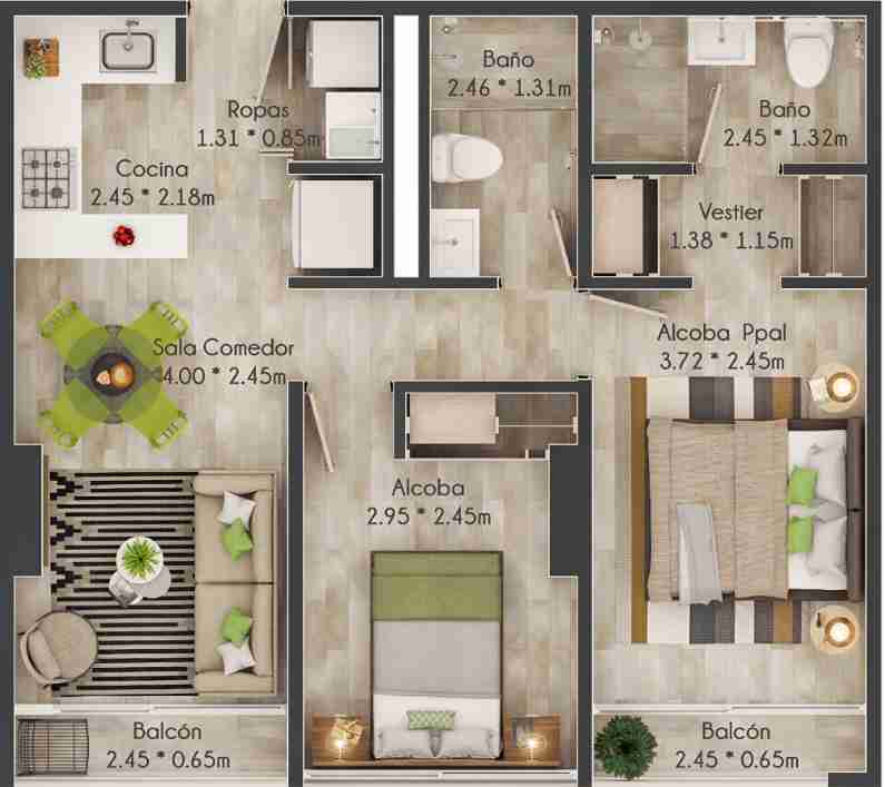 Foto de Apartamento en Venta en Alcazar, Armenia  - 16 - 279058925