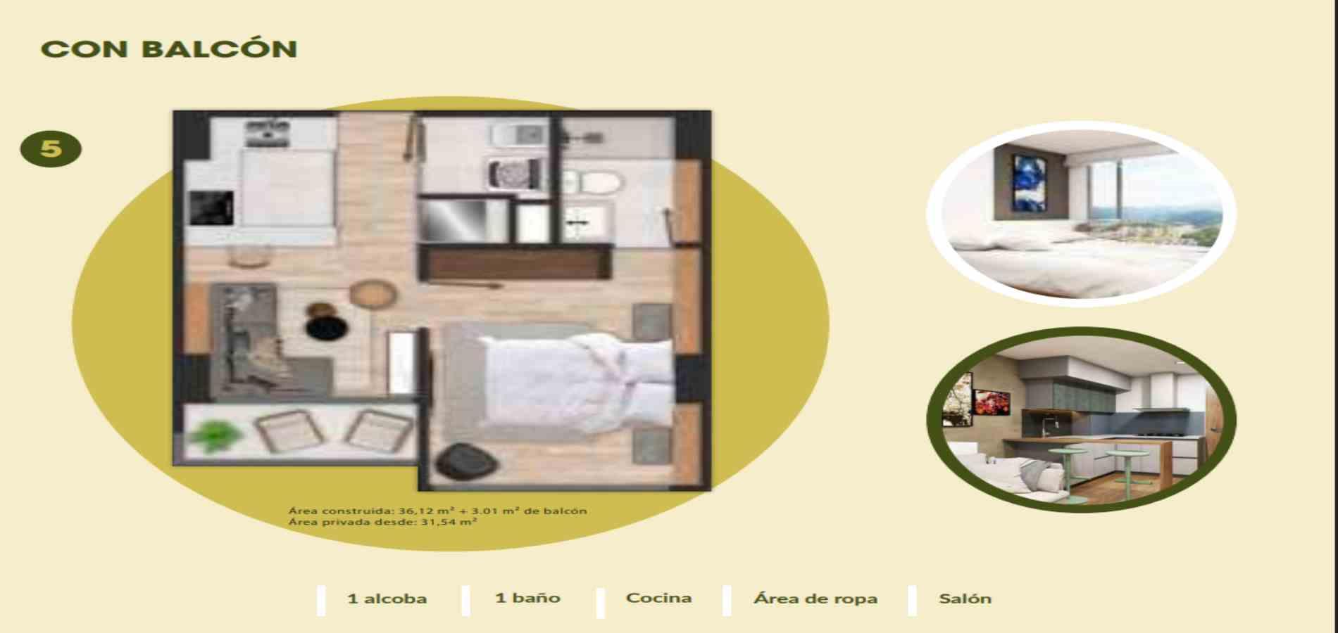 Foto de Apartaestudio en Venta en Cerro de oro, Manizales - 3 - 279059609