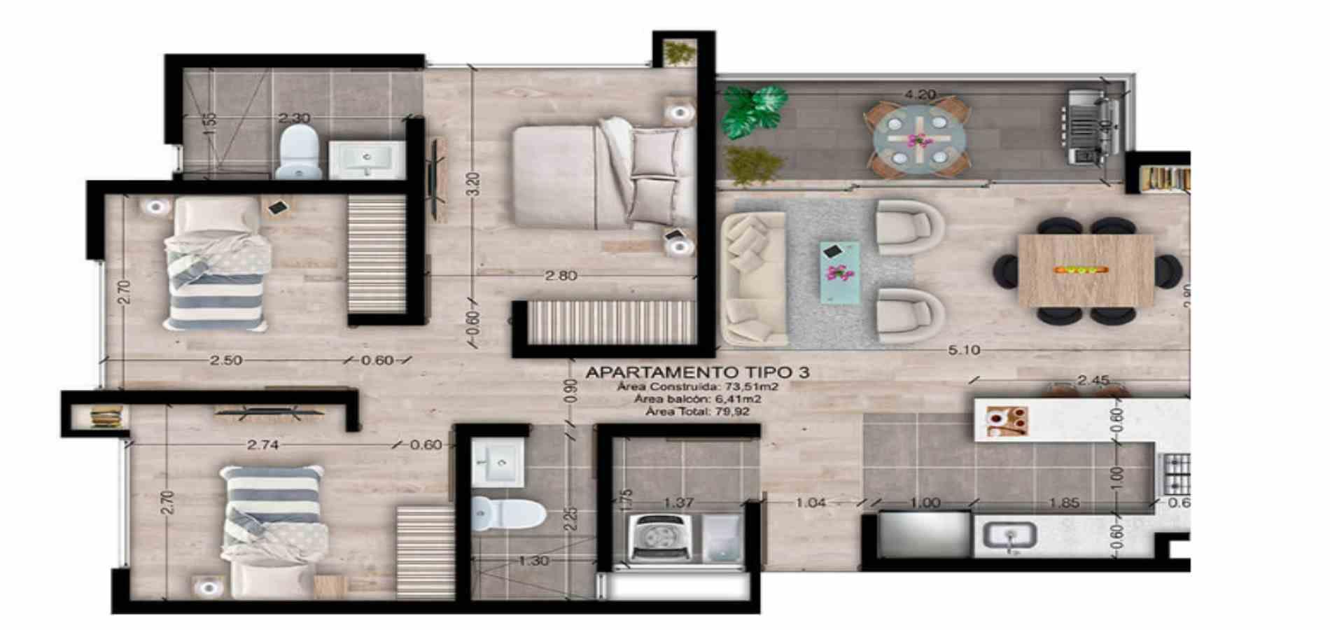 Foto de Apartamento para Venta en Avenida santander , Manizales - 279069545