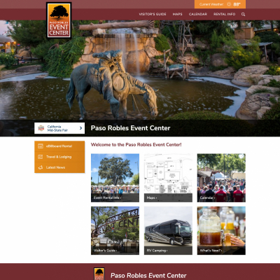 California Mid-State Fair website screenshot
