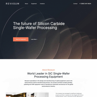 Revasum website screenshot