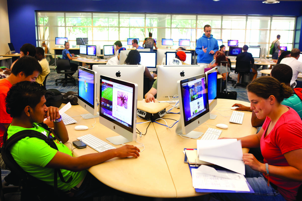 Students at the Computer Lab