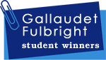 gallaudet fulbright student winners logo