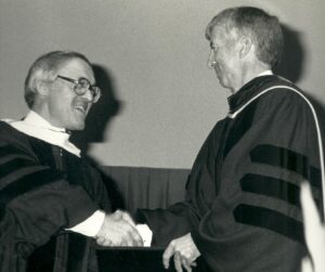 Gannon's honorary degree, 1988