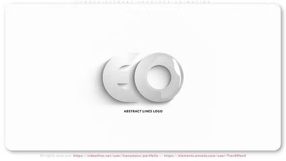 Abstract Lines Logo VideoHive 51900578
