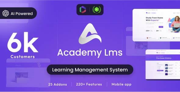 Academy LMS – Learning Management System by Creativeitem