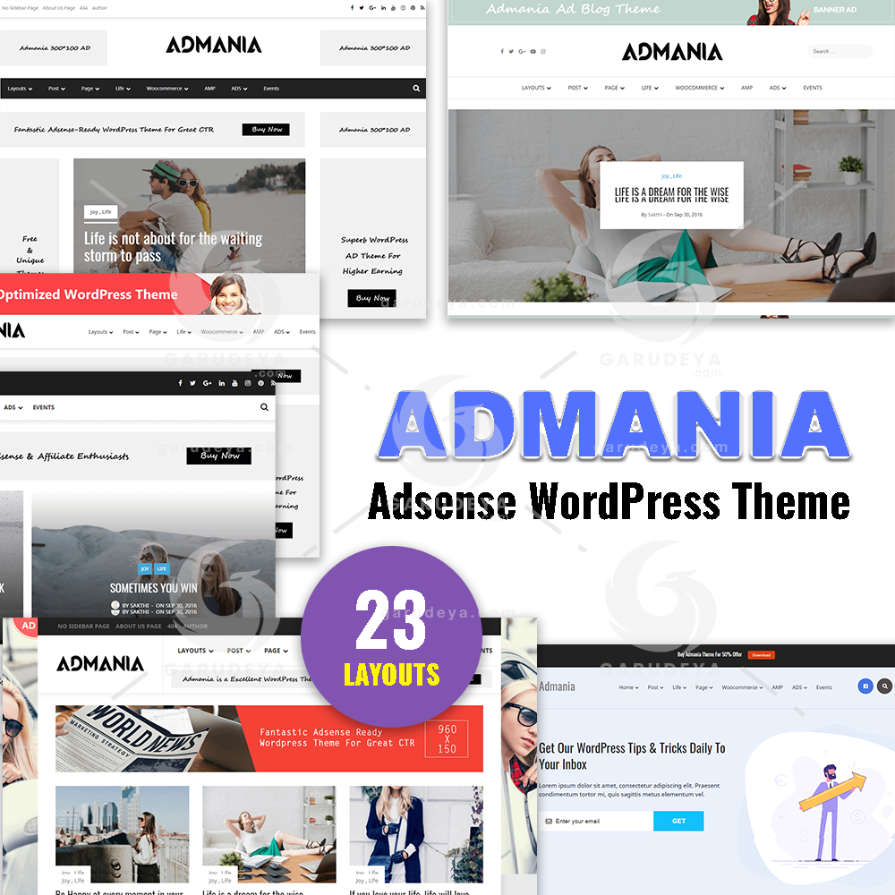 Admania – Adsense WordPress Theme