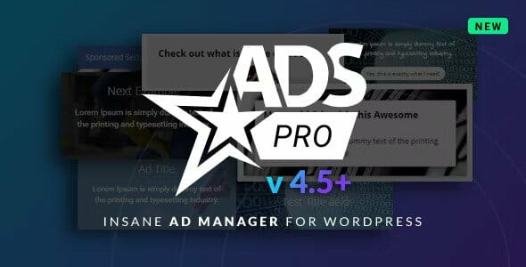 Ads Pro Plugin – Multi-Purpose WordPress Advertising Manager