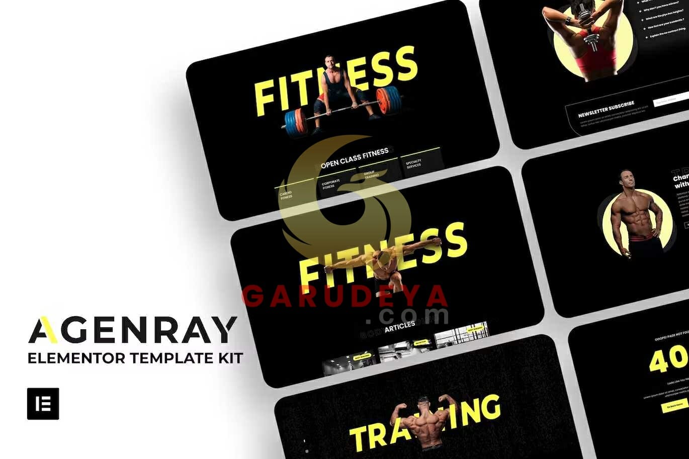 Agenray – Gym Elementor Template Kit