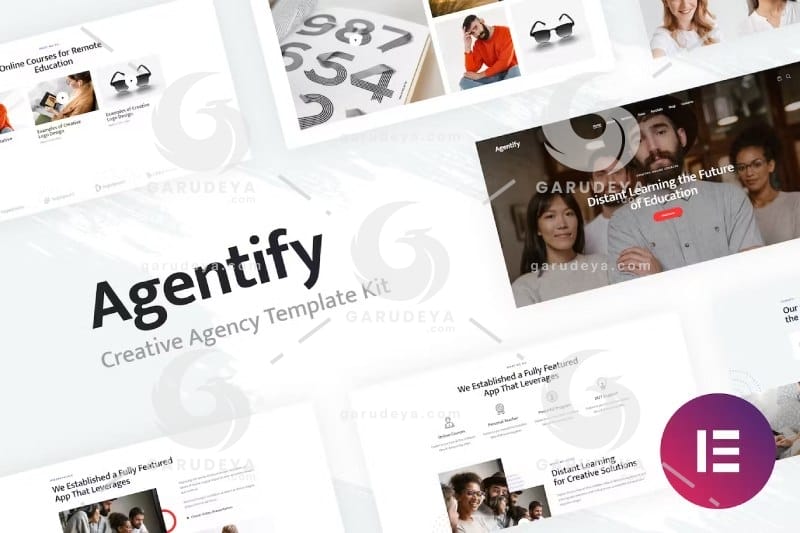 Agentify - Personal Portfolio for Creatives Elementor Template Kit