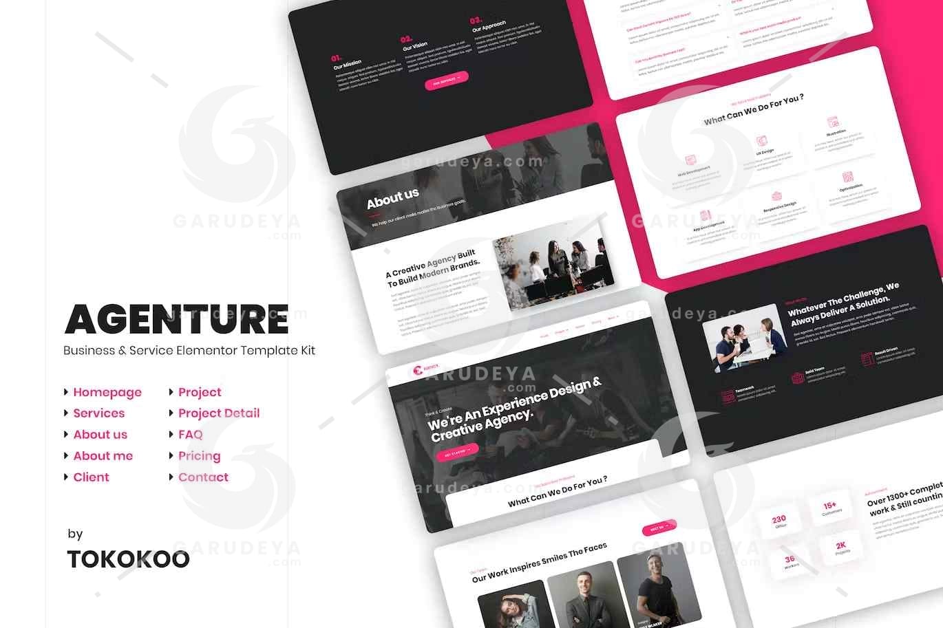 Agenture | Digital Agency & Startup Elementor Template Kit