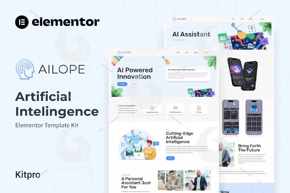 Ailope – Artificial Intelligence Elementor Template Kit