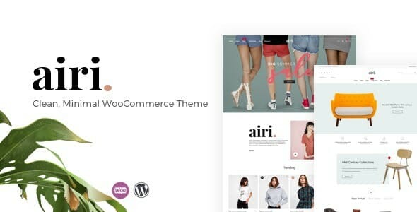 Airi Clean Minimal Woocommerce Theme