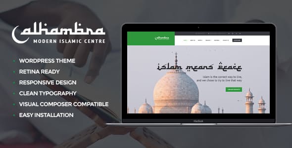 Alhambra | Mosque & Islamic Centre Church WordPress Theme + RTL