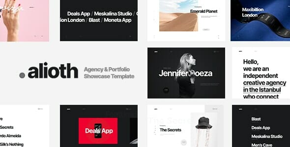 Alioth – Agency & Portfolio Showcase Template