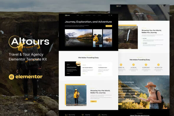 Altours – Travel & Tour Agency Elementor Template Kit