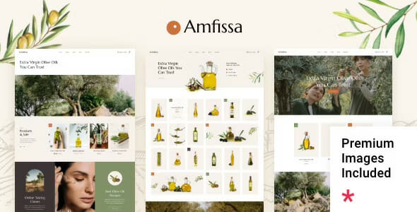 Amfissa – Organic Olive Shop Theme