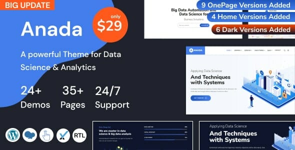 Anada – Data Science WordPress