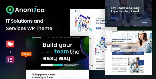 Anomica – IT Solutions and Services WordPress Theme