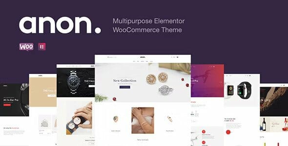 Anon - Multipurpose Elementor WooCommerce Themes