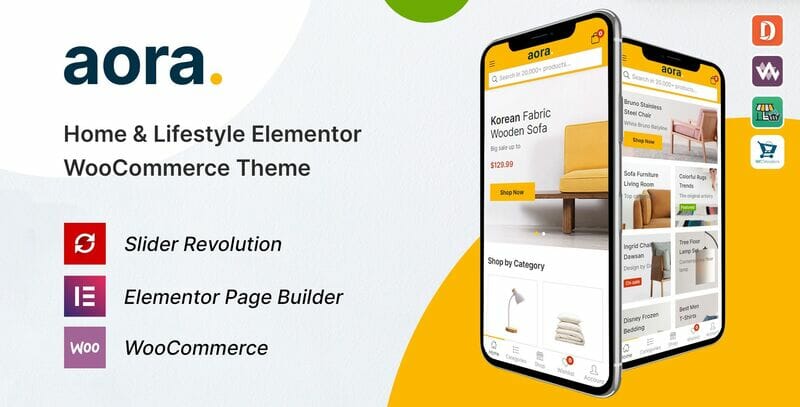 Aora - Home & Lifestyle Elementor WooCommerce Theme