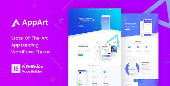 AppArt – Creative WordPress Theme For Apps Saas