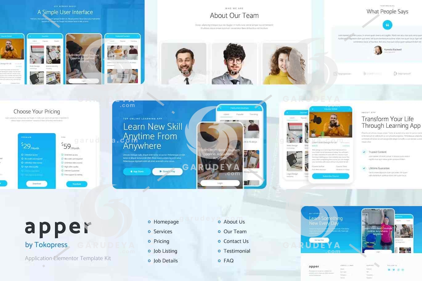 Apper - Mobile App & SaaS Startup Elementor Template Kit