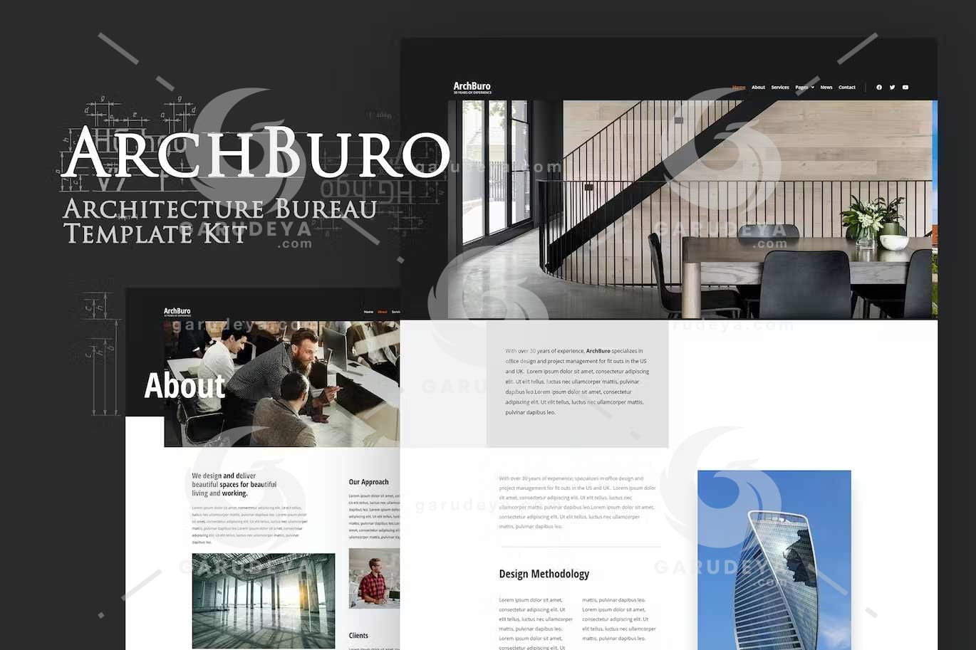 ArchBuro - Architecture Bureau Template Kit