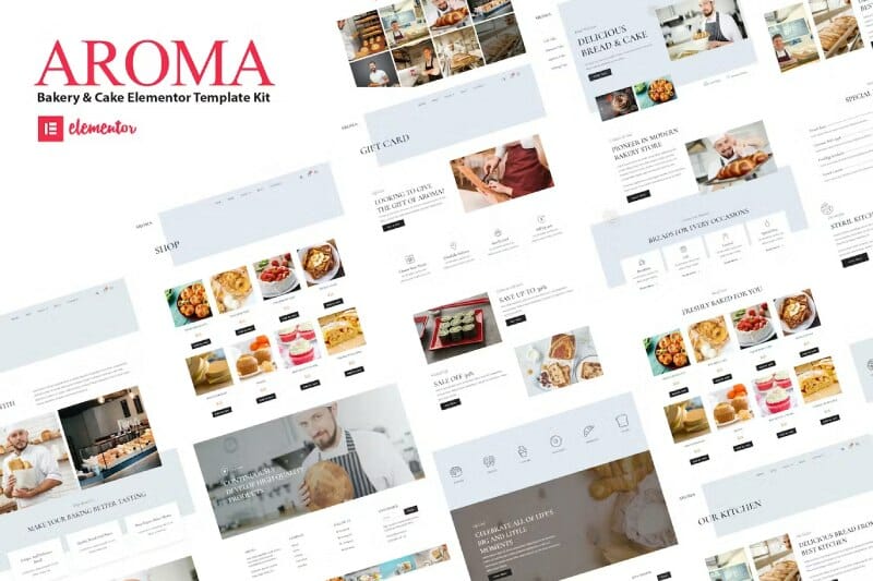 Aroma – Bakery & Cake Elementor Template Kit