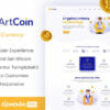 ArtCoin Bitcoin & Cryptocurrency Elementor Template Kit