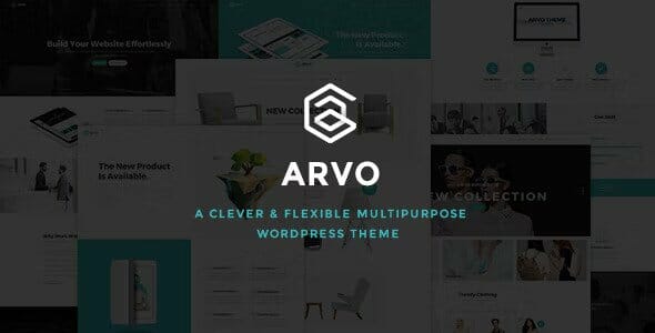 Arvo – A Clever & Flexible Multipurpose WordPress Theme