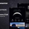 Astron - Astronomy Elementor Template Kit