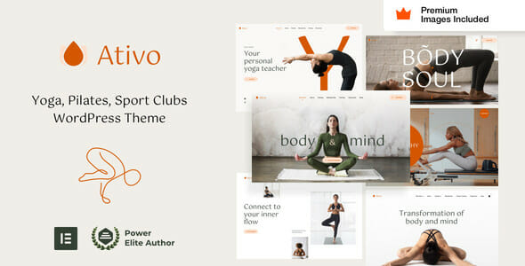 Ativo - Pilates Yoga WordPress Theme